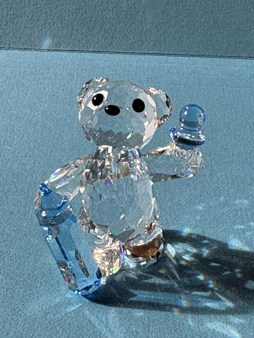 Swarovski Retired Kris Bear It's A Boy Figurine 905790
